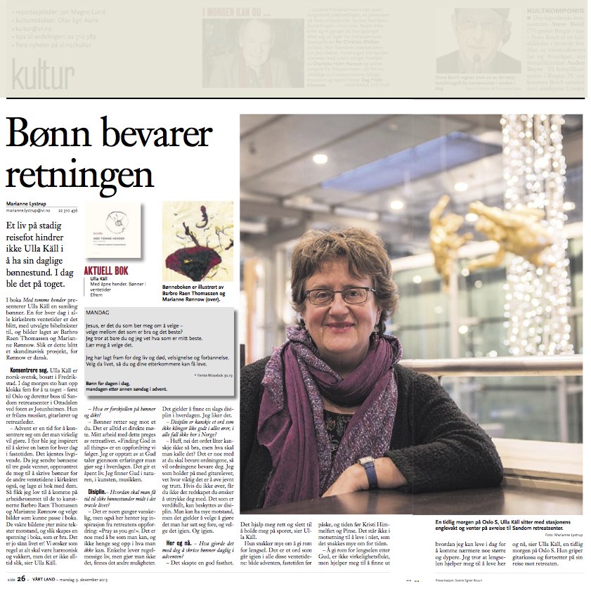 Med tomme hender : Bønner i ventetider